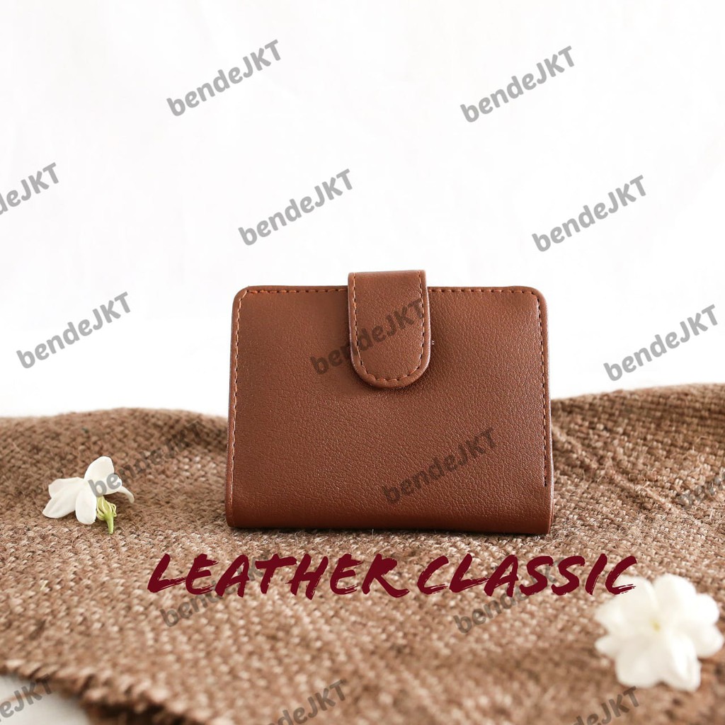 BENDE - DOMPET KARTU PRIA LEATHER SERIES DAN UANG KERTAS PREMIUM TEMPAT KARTU