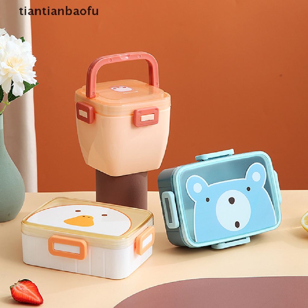 Kotak Makan Siang Bento Mini Portabel Untuk Anak Perempuan