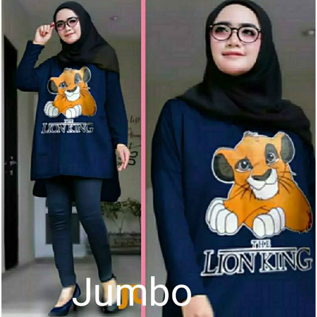 Juan C19_TUNIK JUMBO LION KING - TUNIK WANITA [LD 120CM]