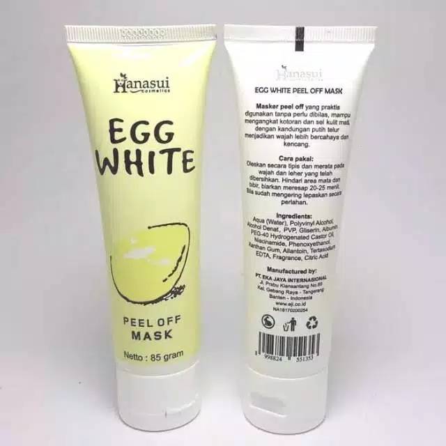 HANASUI MASKER PUTIH TELUR ( EGG WHITE MASK)