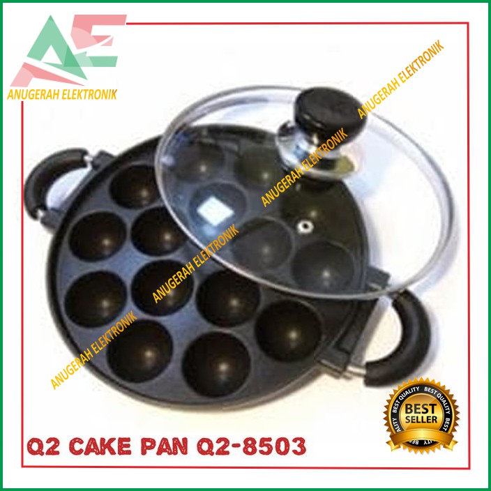 Cetakan takoyaki 15 lubang Q2 cake pan snack maker Q2 8503 / Q28503