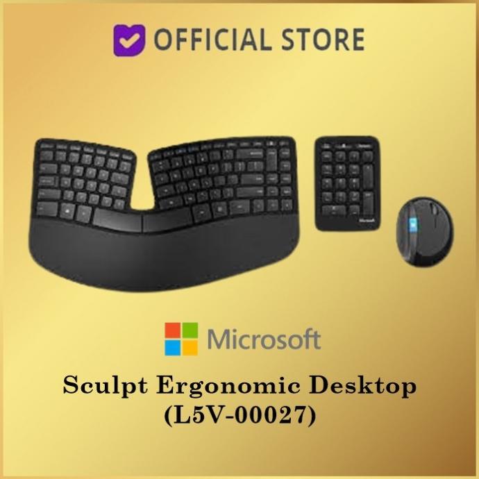 MICROSOFT Sculpt Ergonomic Desktop USB [L5V-00027] Termurah