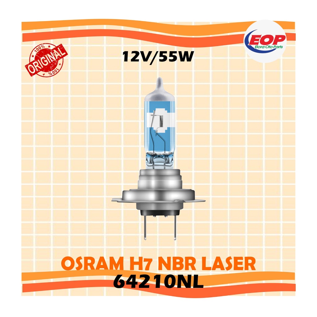 osram nbr h7 55w laser next generation new packaging 64210NL