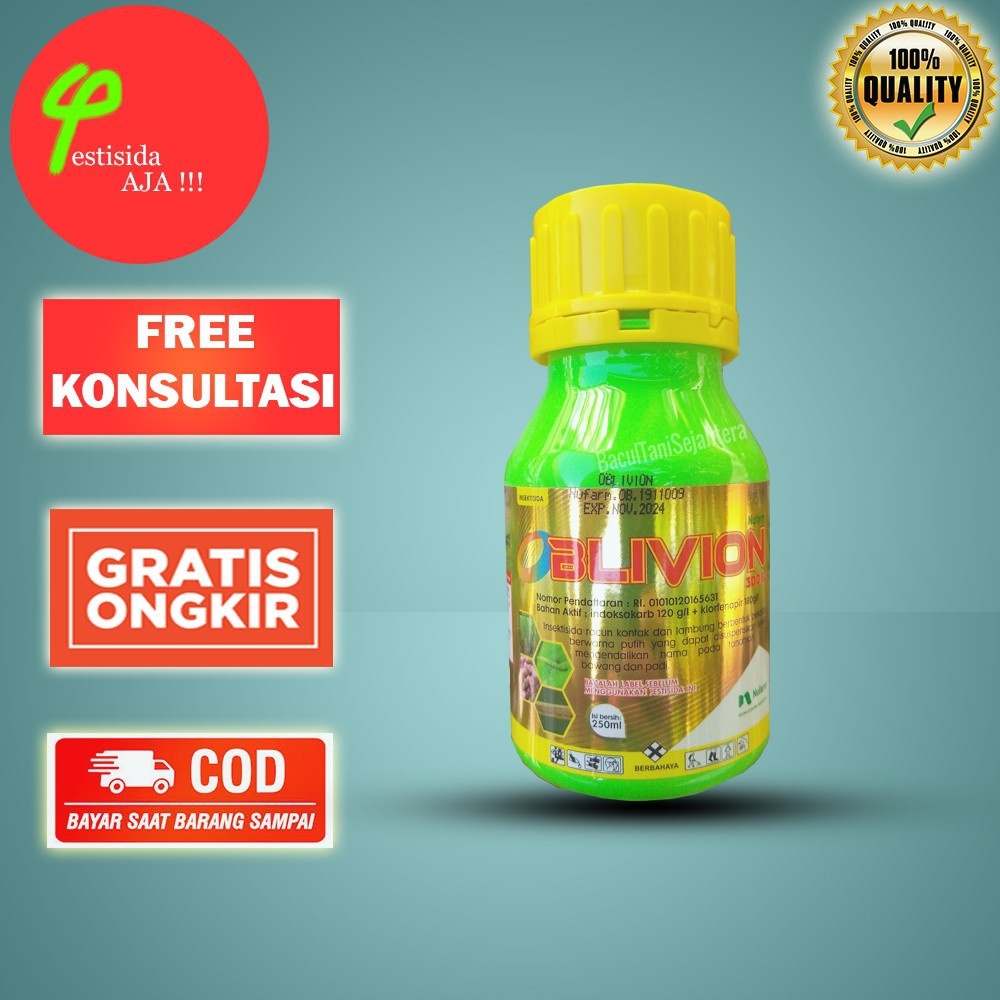 OBLIVION 300 EC 250 ML INSEKTISIDA PEMBASMI pengorok daun Liriomyza