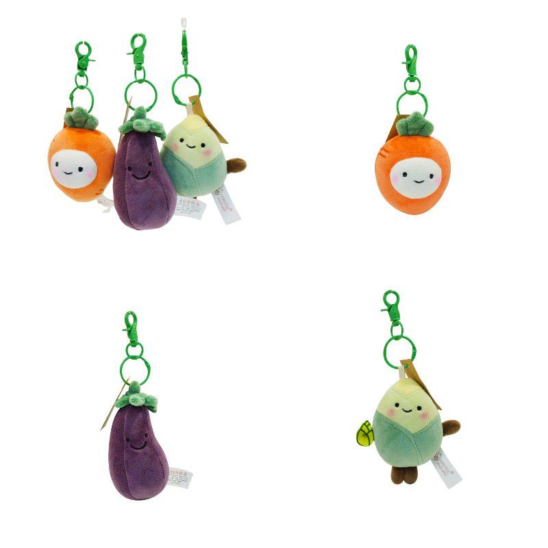 Gantungan Kunci Boneka Buah Sayur Mewah Lucu Dengan Lanyard Yang Dapat Dilepas