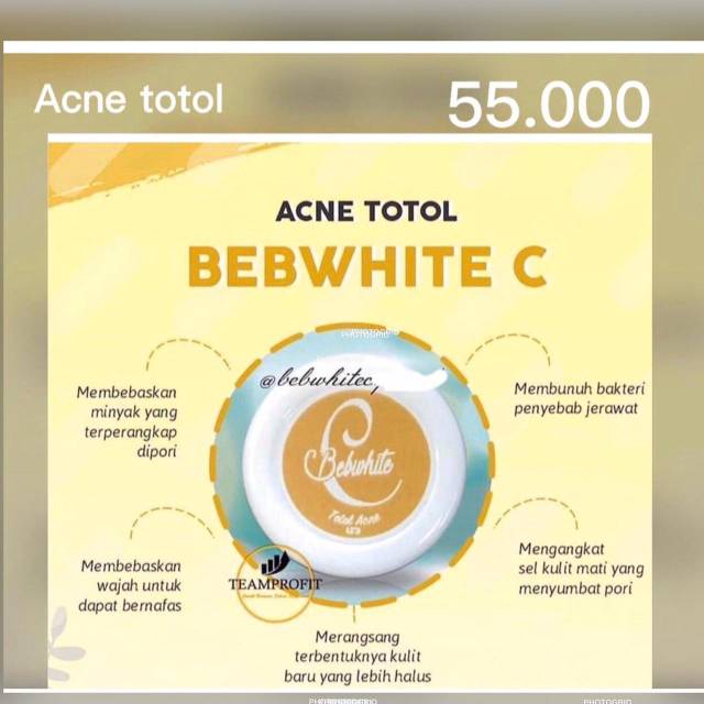 Totol jerawat Bebwhite-C/serum glow Bebwhite-C/Bebwhite-C ecer