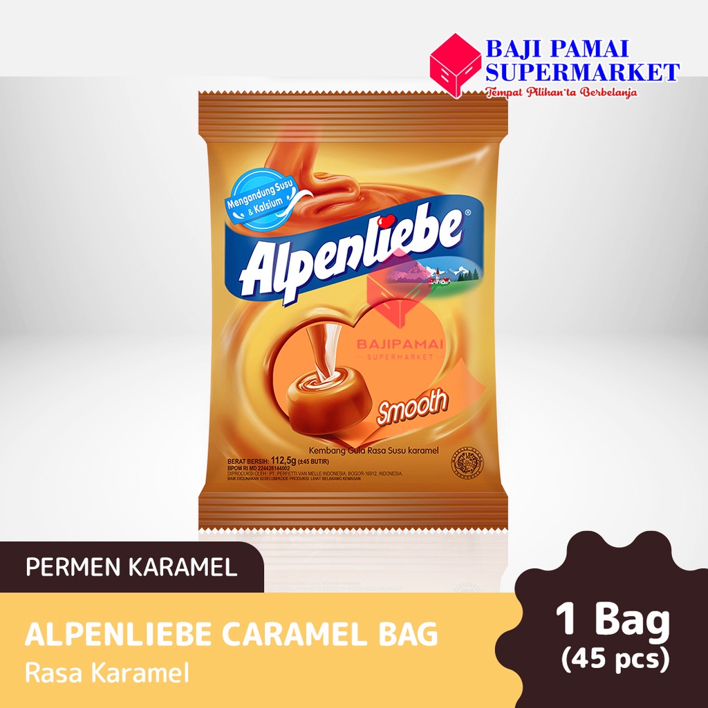 

Alpenliebe Smooth Rasa Susu Karamel Pouch 112,5gr