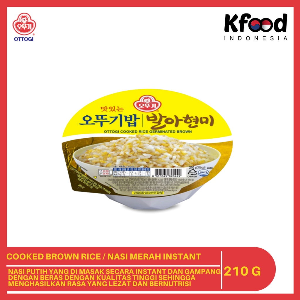 

Ottogi Cooked Brown Rice - Nasi Merah Instant Korea