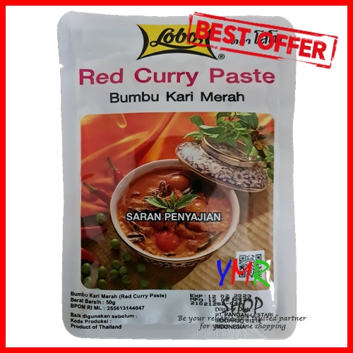 LOBO Bumbu Tom Yum Tomyum Tomyam Kari Green Red Curry Paste Ala Thailand Instant