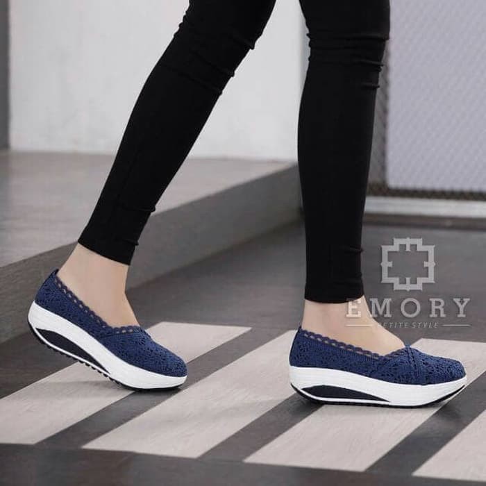 SEPATU SLIP ON BRUKAT EMORY WANITA / CEWEK / PEREMPUAN FASHION MURAH