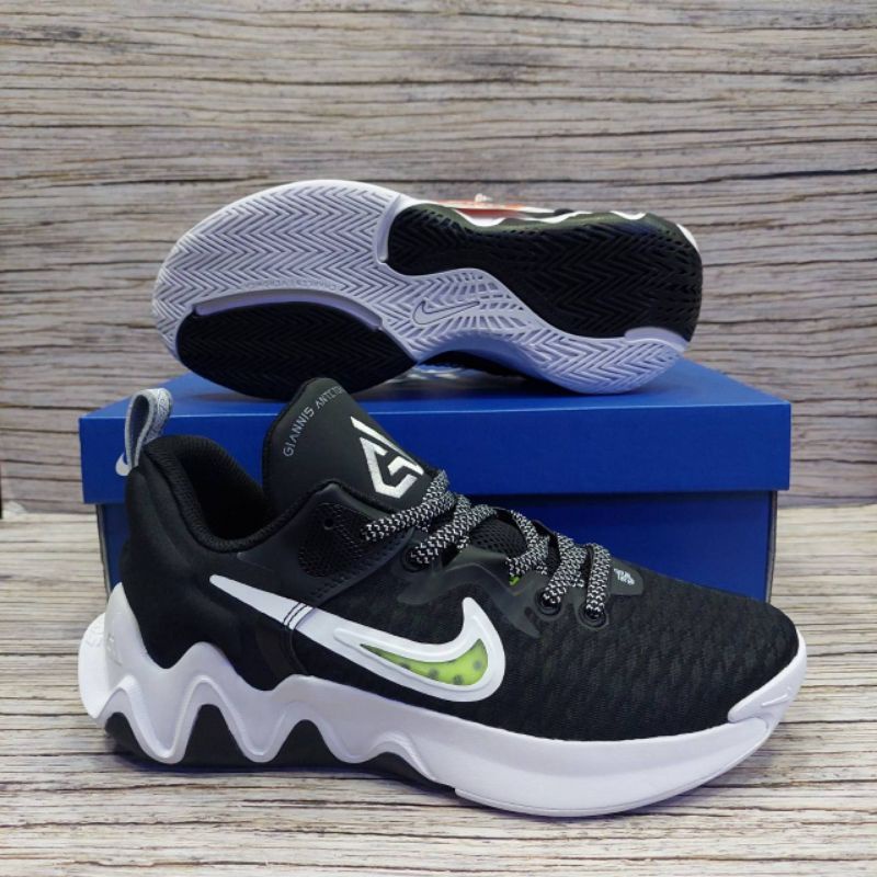 Nike Giannis Immortality 1 Black White Premium Original.Sepatu Basket.Sepatu Volly.Sepatu Olahraga