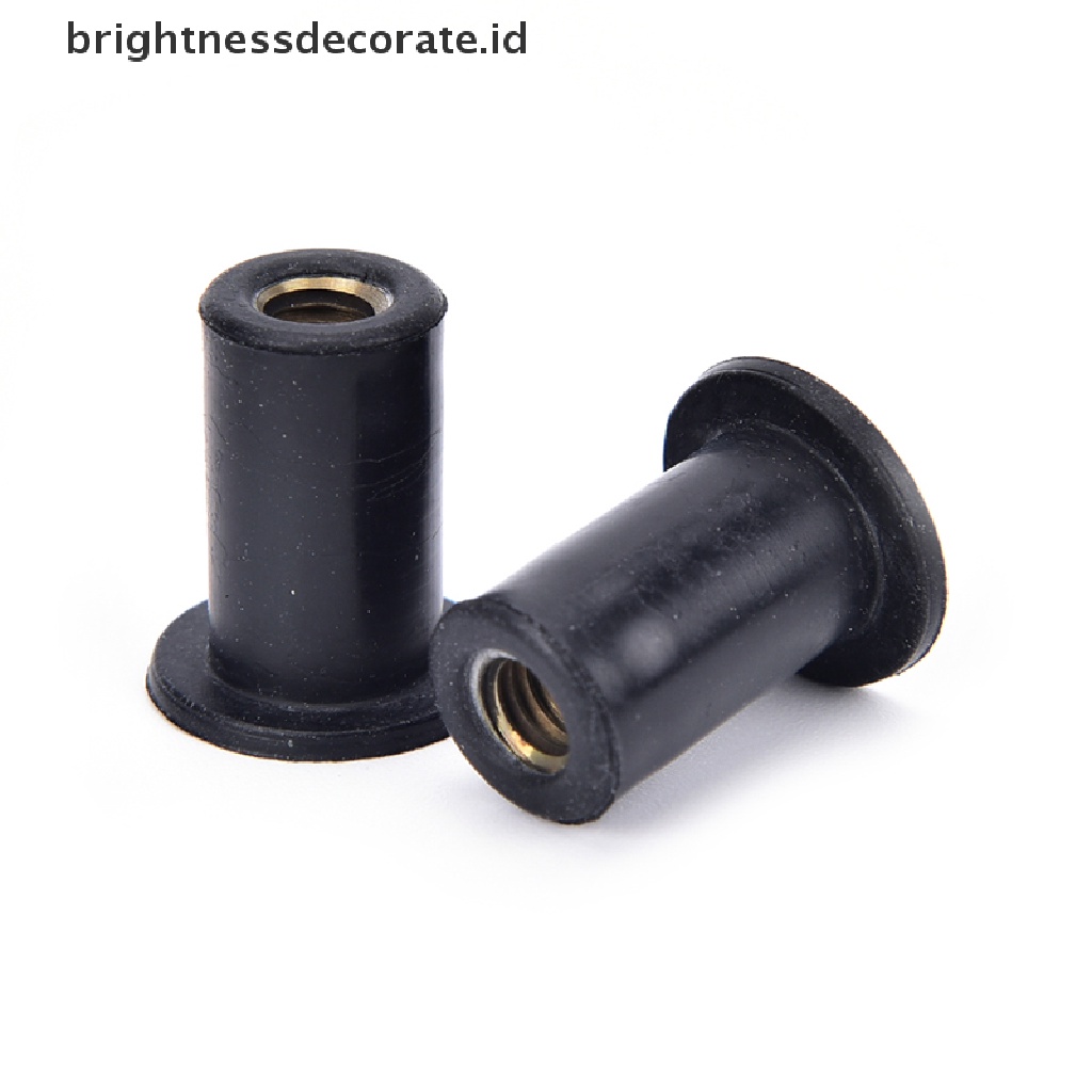 6pcs M5 Grommet Karet Pengencang Kaca Depan Mobil Kayak