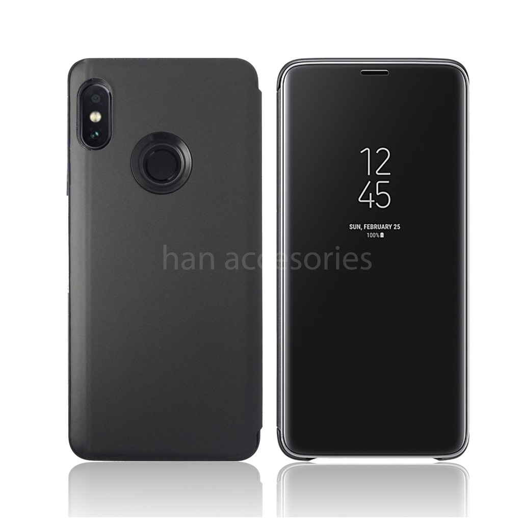 Clear View Standing Cover Xiaomi Redmi 7/Note 7 Hight Quality Copy | Flip Cover