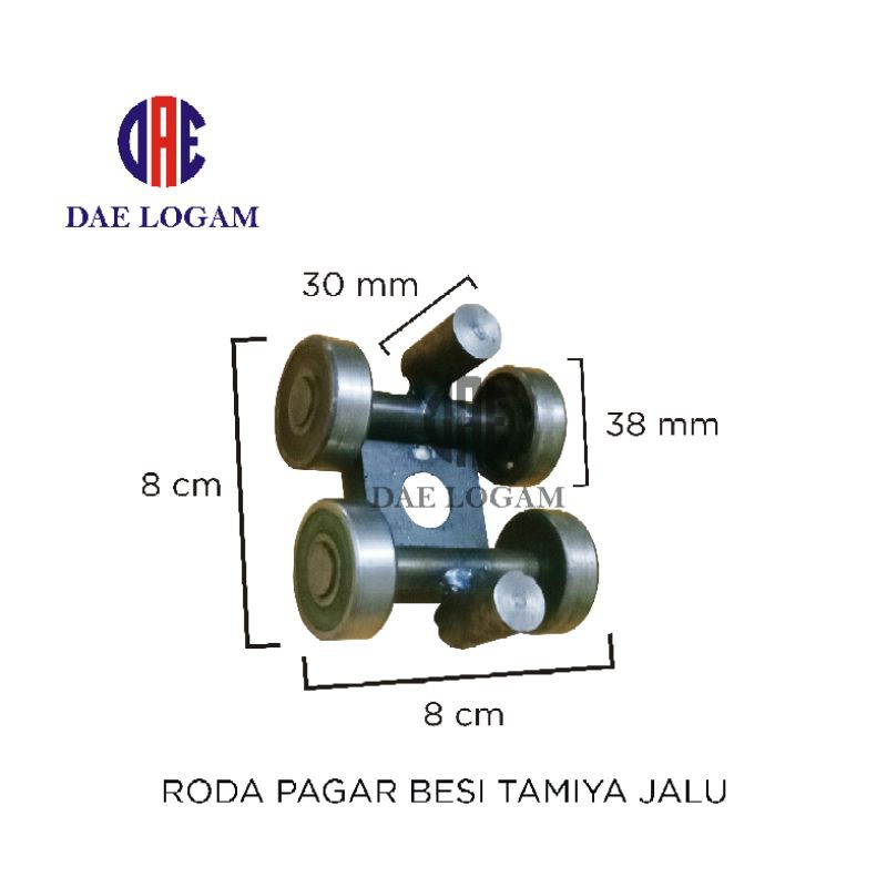 Roda Pagar Besi Tamiya Jalu