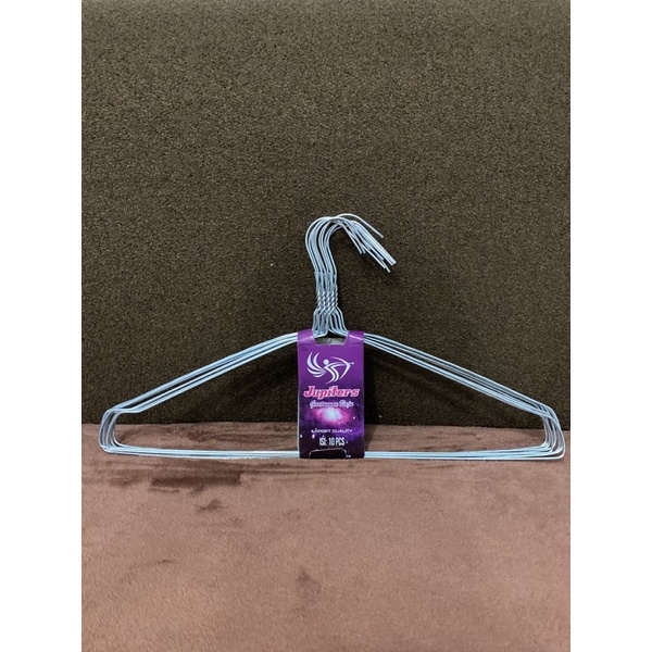 Gantungan Baju Hanger Baju Kawat Stainless Steel Anti Karat isi 10 Pcs