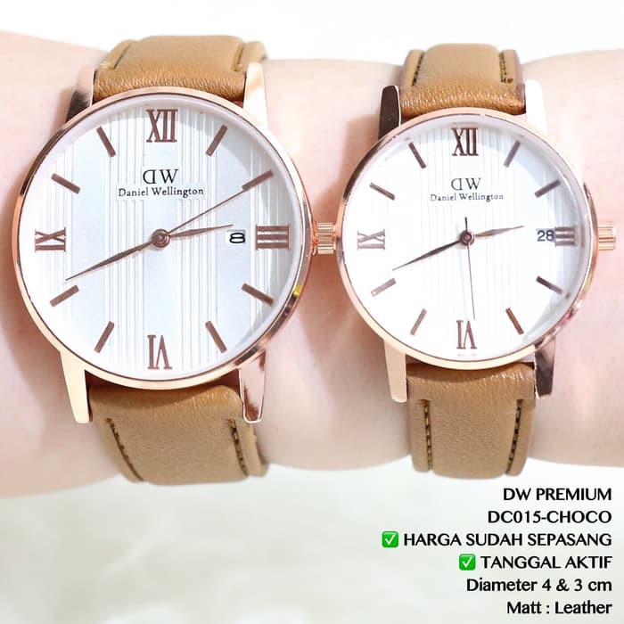 PROMO CN 0048 HARGA SUDAH SEPASANG Jam tangan couple guess alba unik korean ORI