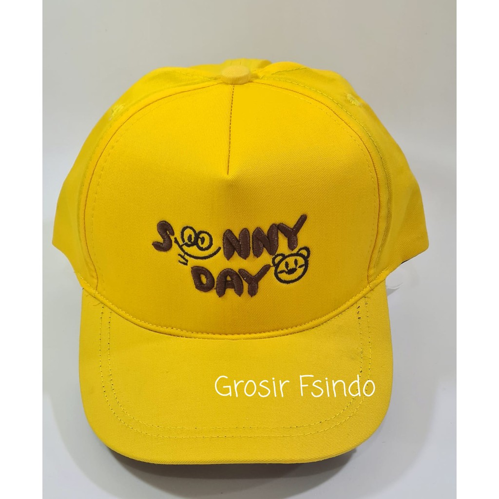Topi anak sunny day/topi anak bordir