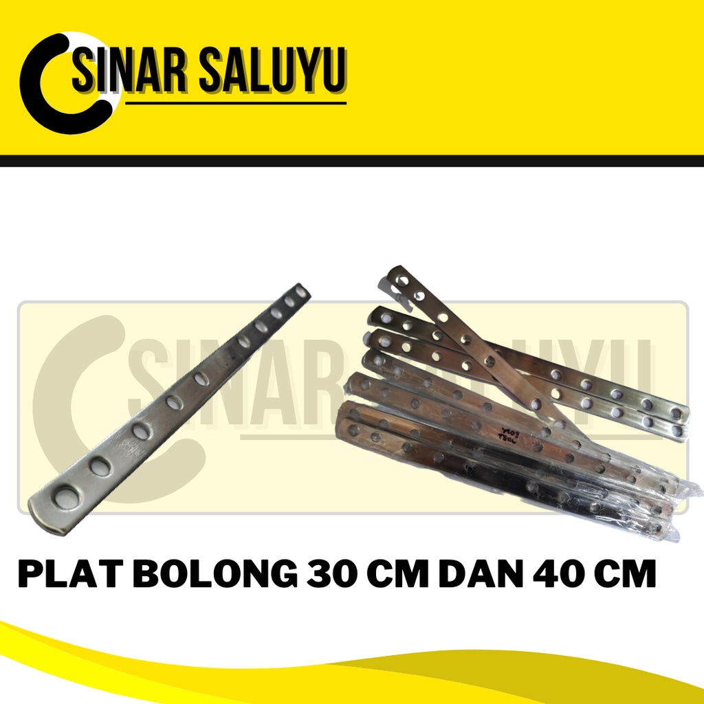 PLAT TEBAL BOLONG GANTUNGAN KNALPOT SERBAGUNA