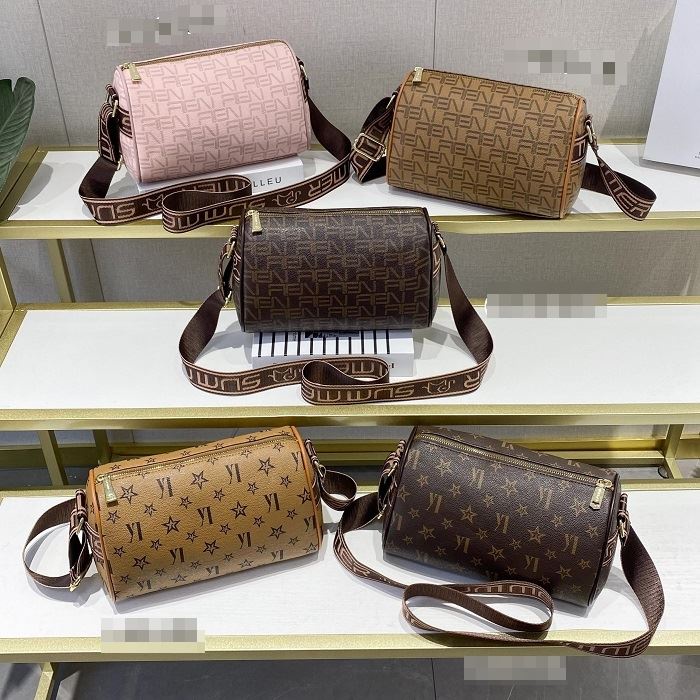 BJ22052 - BROWN/COFFEE/PINK - TAS WANITA FASHION IMPORT MODIS ELEGAN TERMURAH TERLARIS TERBARU BAGSTORE JAKARTA TAS BATAM JT2052 BQ3457 LT2115