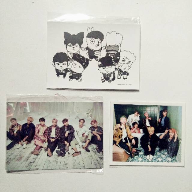 [READY STOCK] BTS - OFFICIAL POSTCARD/PHOTOCARD 2 COOL 4 SKOOL & WINGS KOREA, TAIWAN VER