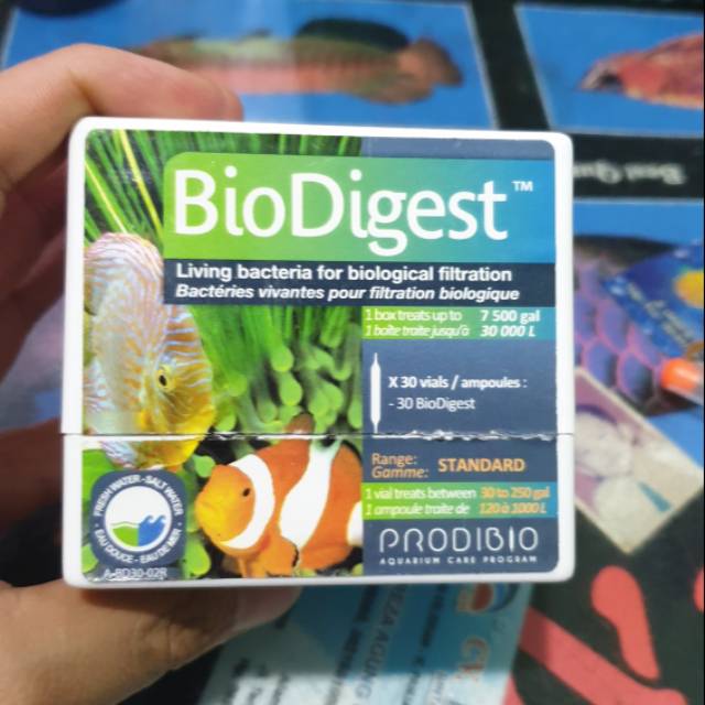 Prodibio BioDigest Living Bacteria 1 Vial/Bakteri Starter Marine Reef