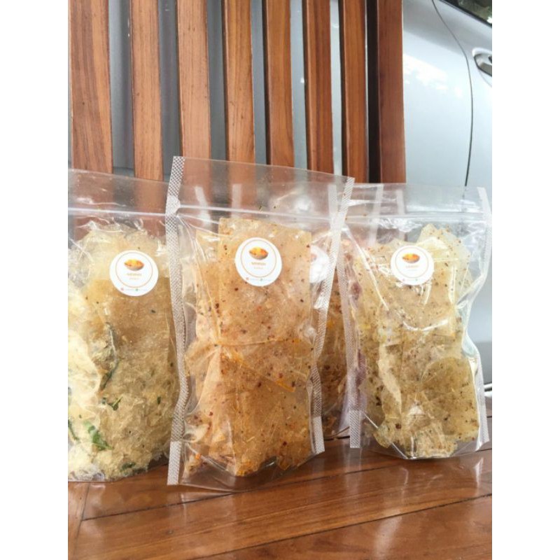 

(PAKET 50gr) Keripik Kaca Daun Jeruk Nay Nay / kripca / beledag / keripik beling