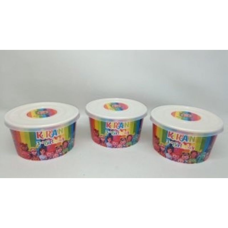 rice bowl cocomelon / ricebowl custom cocomelon / wadah nasi cocomelon