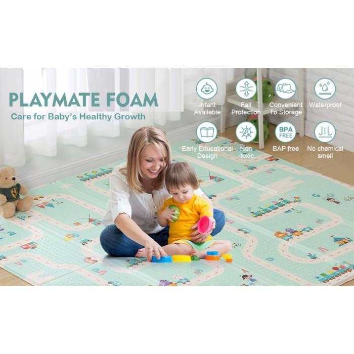Playmat Matras Bayi Lipat Playmate Baby Karpet Anak Tebal Karakter