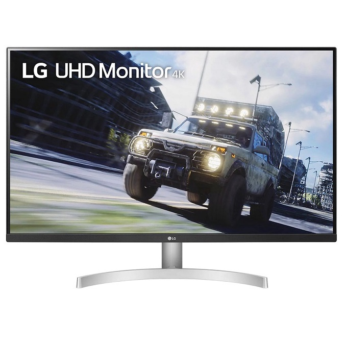 Monitor Gaming LG 32&quot;Inch UHD 4K HDR10 HDMI / DisplayPort, Speaker 32UN500-W