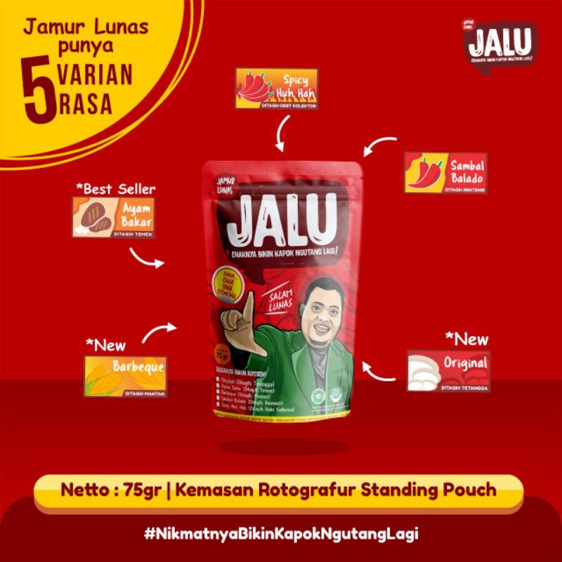 

Keripik Jamur Jalu (Jamur Lunas)