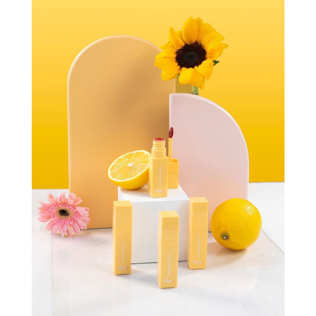 HOUSE OF HUR  Garden Glass Tint (6 shades) | Lip Tint | Lip Gloss | with Vit E Vit C & Squalane Oil
