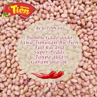 

Custom39: Bumbu Gado gado Jawa Timuran Bu Tien | Super Pedas Tanpa Gula | Suitable for KETO