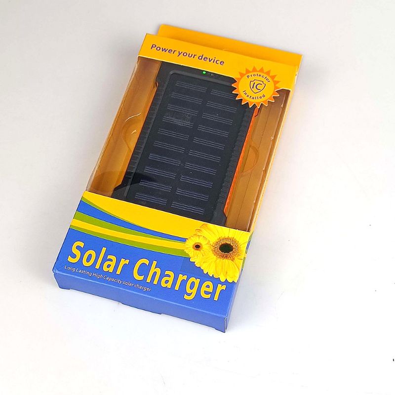 Lampu Emergency/ Solar Panel / Power Bank Tenaga Surya 20.000mAh 2 USB