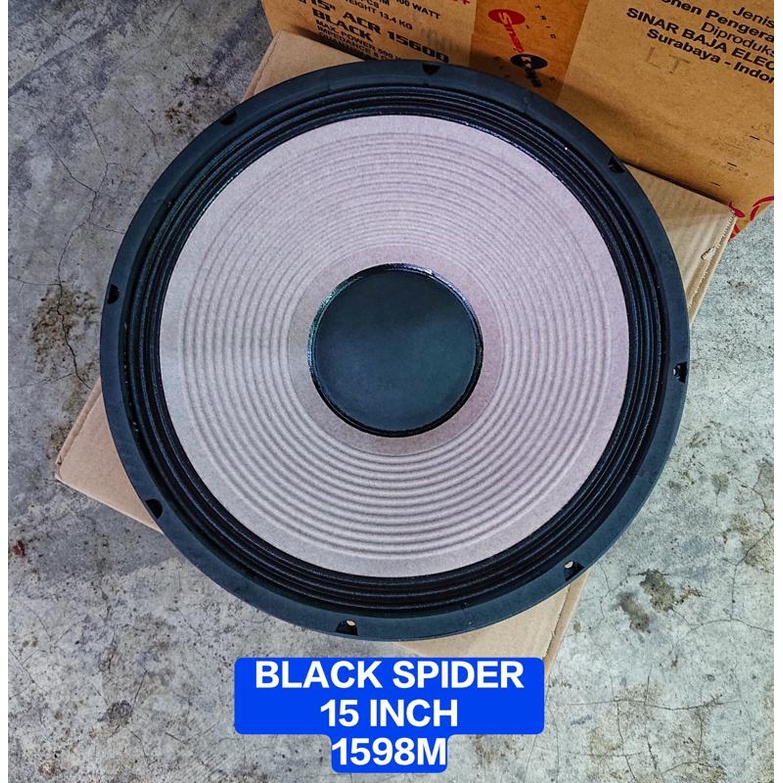 Speaker Black Spider 15 Inch 1598M 1598 Original