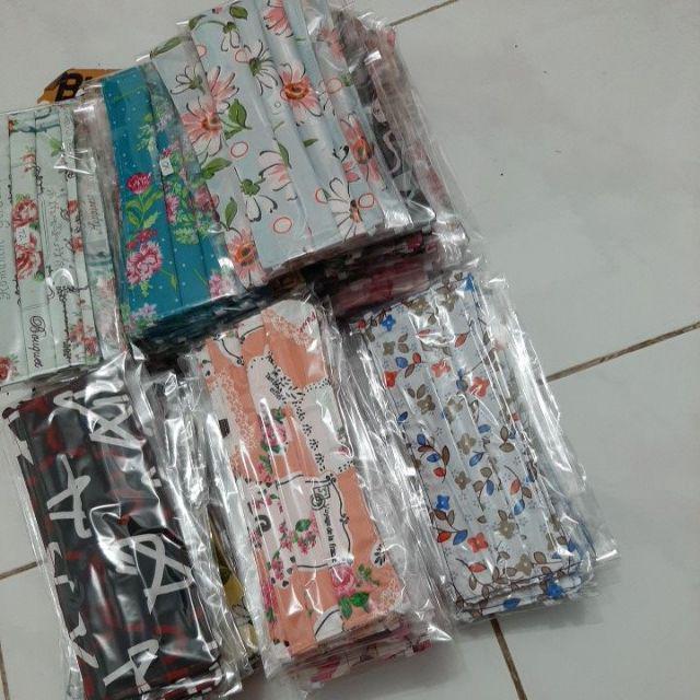 Tempat Tissue Travel Pack Handmade Kain Katun