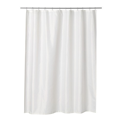 SAXALVEN Tirai shower 180x200 cm putih