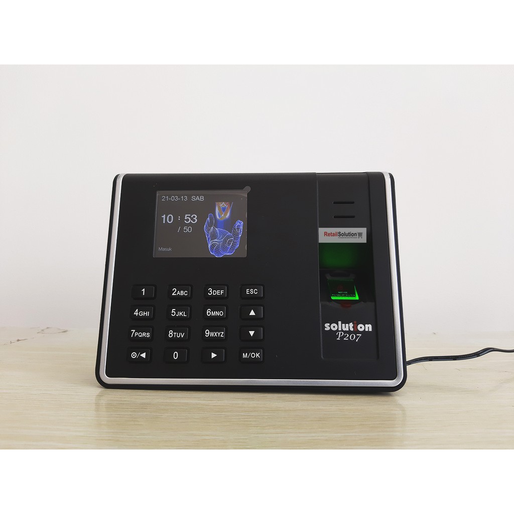 Mesin Absensi Fingerprint SSR - Solution P207 / P-207 / P 207
