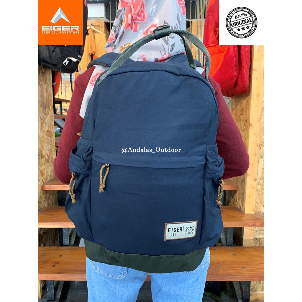 EIGER1989 RANSEL X-ASTER CANVAS 22L, NAVY 5804 | TAS WANITA | ORIGINAL
