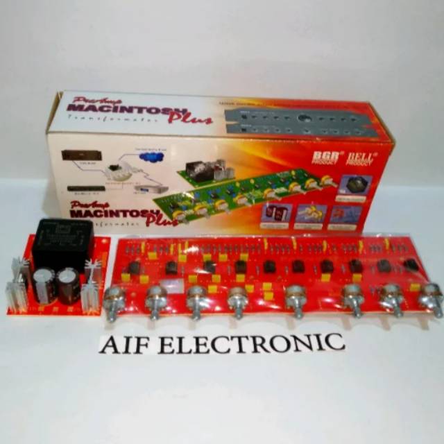 Kit  pre Amplifier tune control parametrik MACINTOSH PLUS