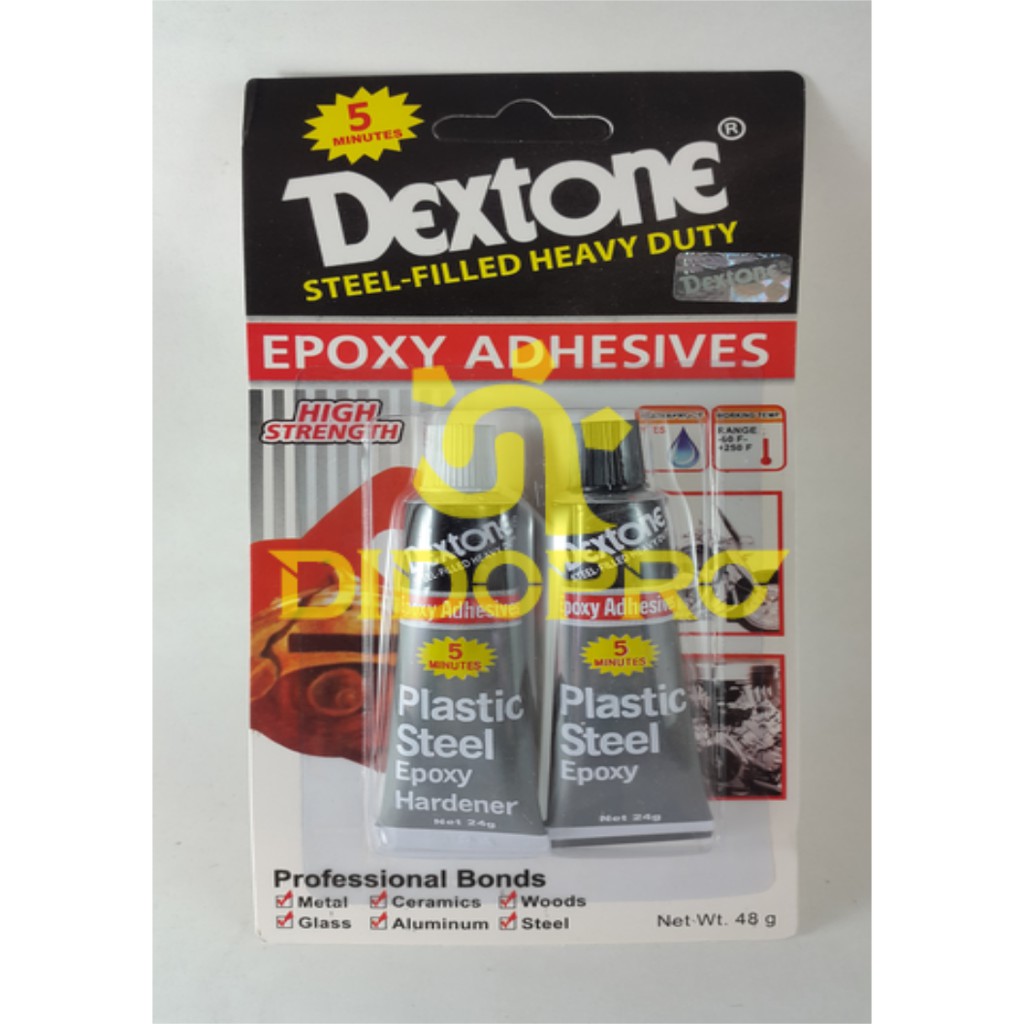 Lem dextone 5 menit plastic steel