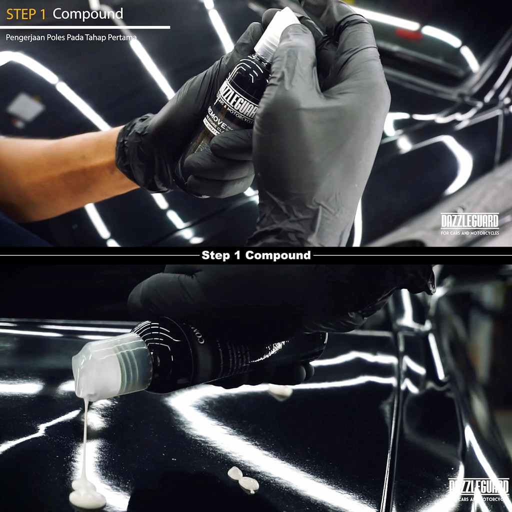 Compound Step 1 Penghilang Baret Lecet Swirl Mark Poles Cat Mobil