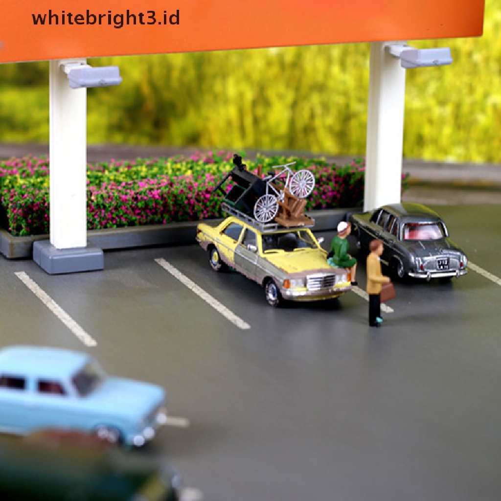 (whitebright3.id) 2pcs / Set Miniatur Pagar Rumput Hijau Untuk Dekorasi Taman Mini / DIY