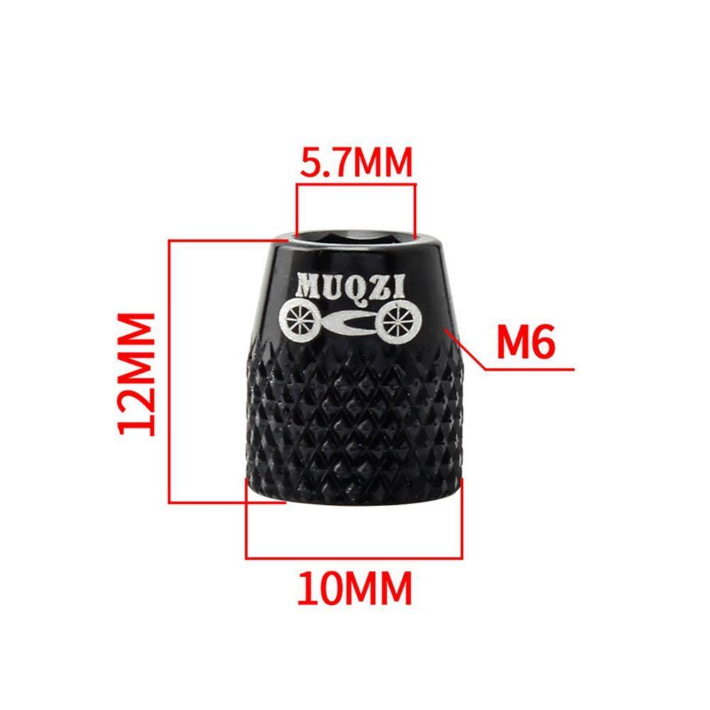 R-FLOWER 4pcs Blok Rem Sekrup Bahan Aluminium Alloy Untuk MTB Road Block Fixing Nut V-Brake Blocks Nut