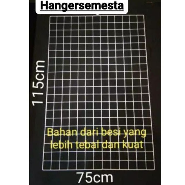 KAWAT RAM DINDING 75x115 COATING PUTIH