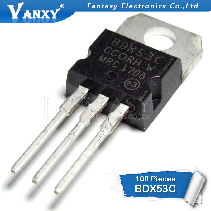 100pcs Bdx53C To220 Bdx53 To220