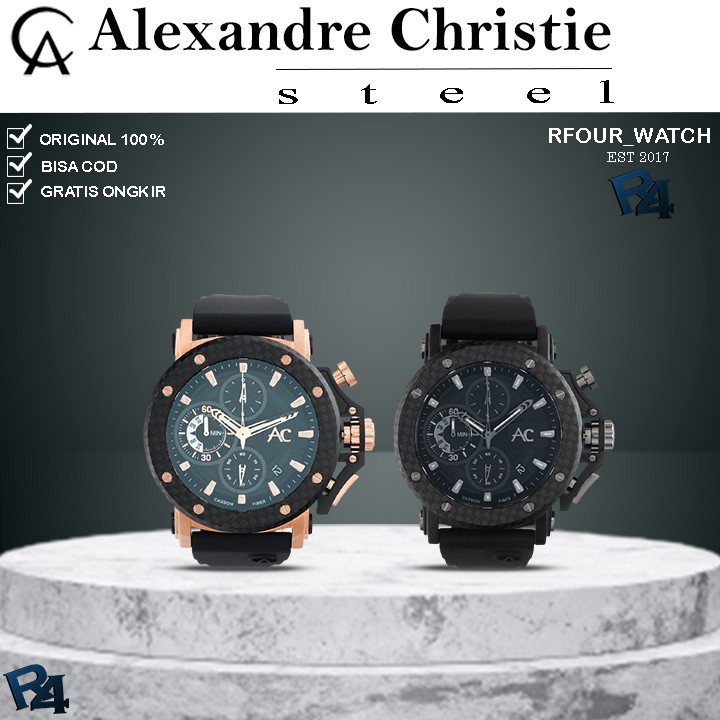 ALEXANDRE CHRISTIE PRIA KULIT ORIGINAL JAM ALEXANDER CHRISTIE PRIA JAM TANGAN ALEXANDER CRISTIE 9205