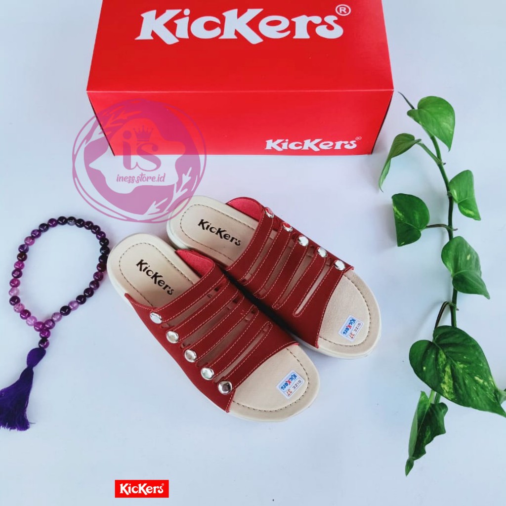 SANDAL SLOP WANITA KICKERS KEREN KODE SLP05 MURAH GROSIR