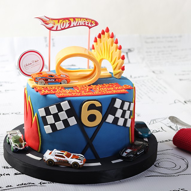

Hot Wheels Cake / Kue Ulang Tahun 20 cm / MOHON BACA KETERANGAN