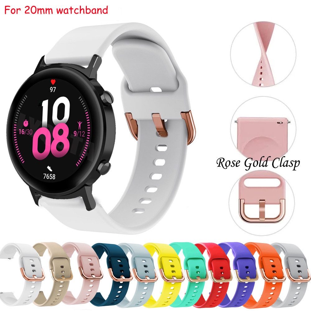 ✅NEW Samsung/Huawei 20/22mm Silicone Bracelet Belt/Smart Watch strap