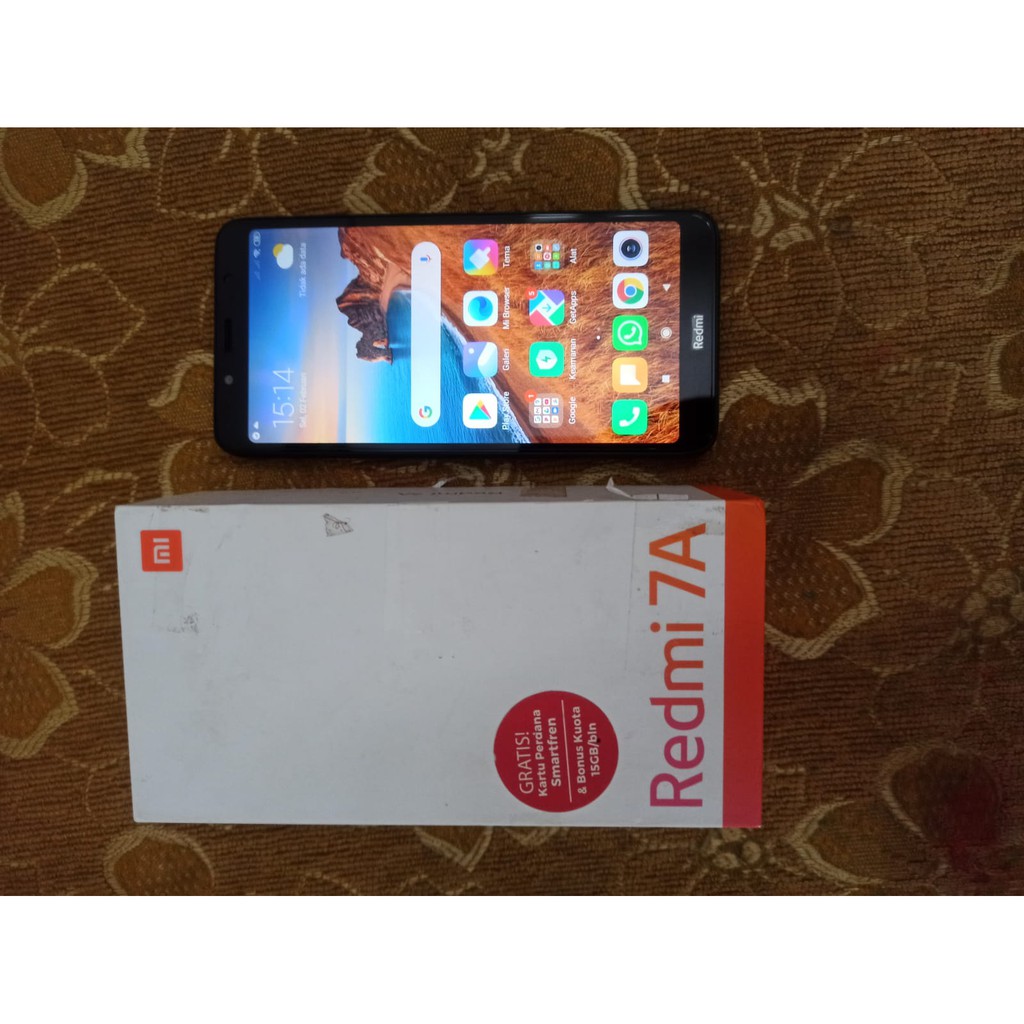 Handphone Xiaomi Redmi 7A Bekas Seken Kondisi Prima